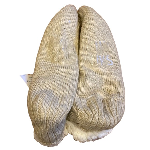 Muk Luks Tan Shea Butter Women Size S/M (6-8) Slipper Socks NWT - Picture 5 of 5